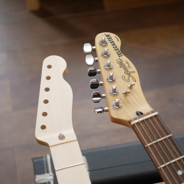 ネック交換 Squier Telecaster | Miura Guitar Repair Workshop