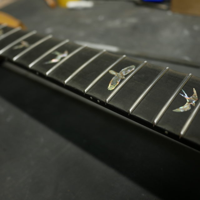 フレット交換 PRS Custom24 Piezo | Miura Guitar Repair Workshop