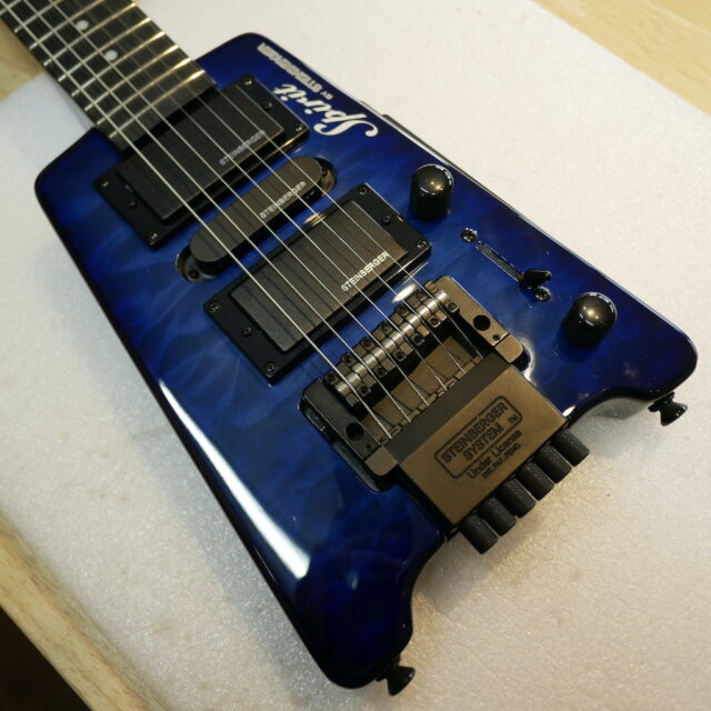 Sustainiac取り付け Spirit GT PRO Quilt Top Miura Guitar Repair 