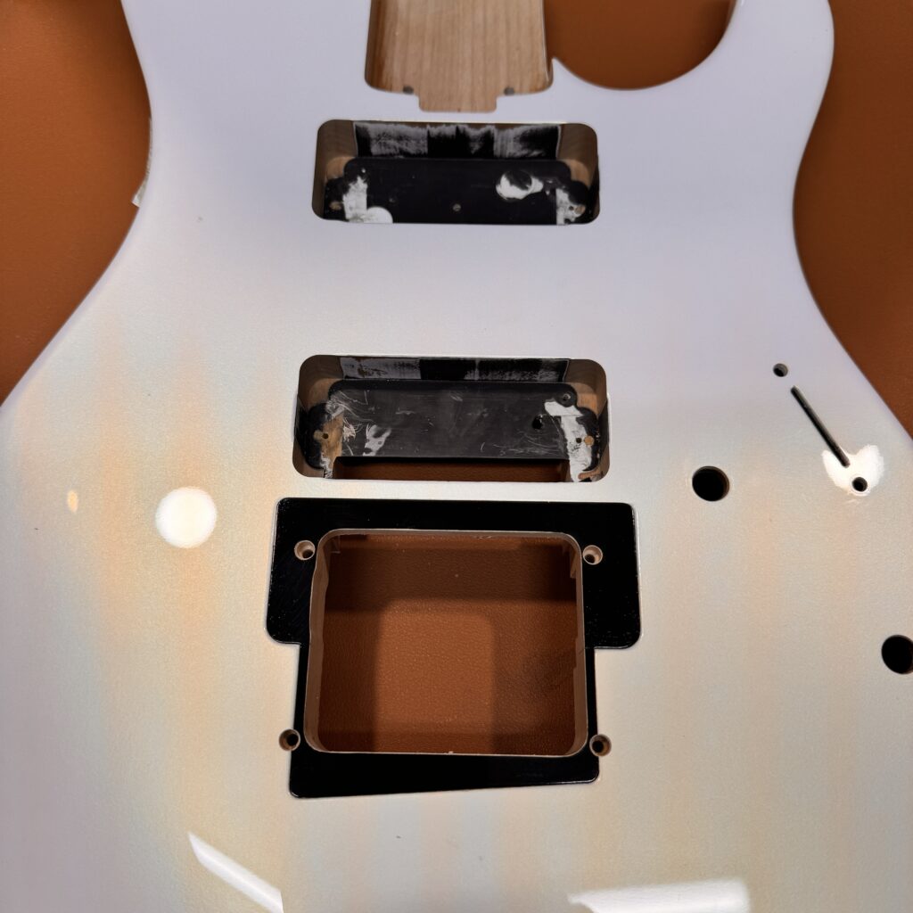 ESP M-7にEVERTUNEブリッジを取り付けるカスタム作業